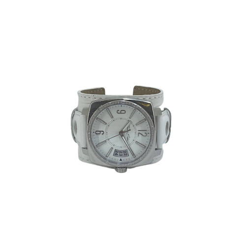 Thomas Sabo CZ Set Watch on White Leather Cuff Strap WA0087 £359