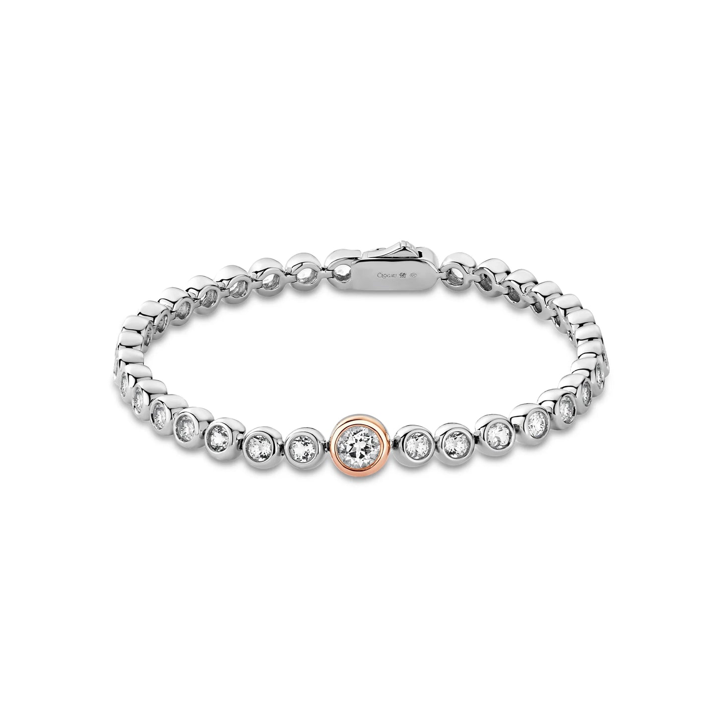 3SCLC0798 Clogau Celebration Silver with Topaz Tennis Bracelet  £269