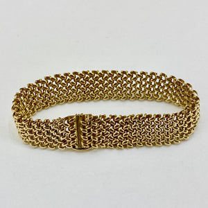 9ct Yellow Gold Fancy Link Bracelet Pre Loved