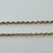 Load image into Gallery viewer, PLN29 9ct Yellow Gold Faceted Belcher Chain Pre Loved
