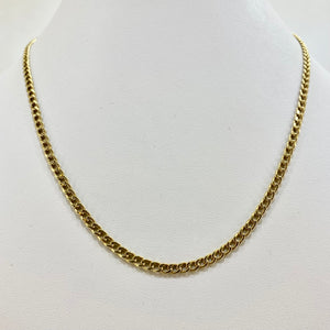 18ct Yellow Gold Curb Link Chain Pre-Loved