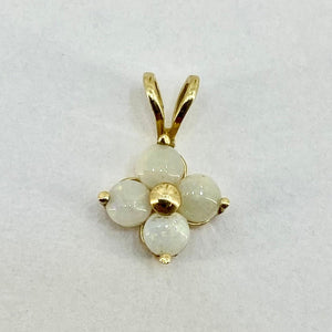 14ct Yellow Gold Pendant Set With Opal Pre Loved