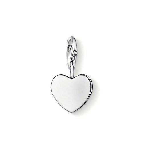 Thomas Sabo Sterling Silver Plain Heart Charm ref 0766-001-12