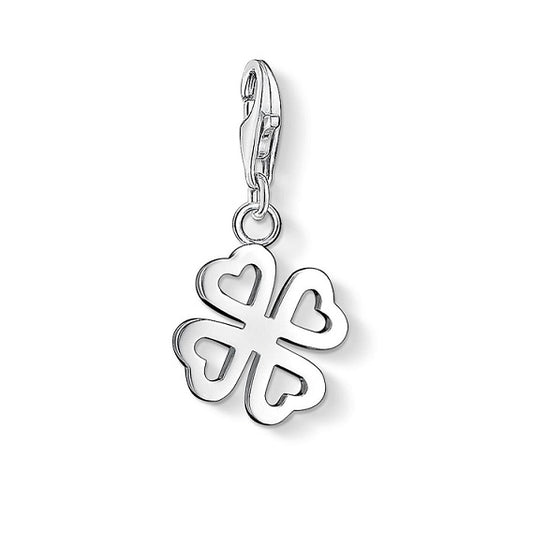 Thomas Sabo Sterling Silver Four Leaf Glover Charm ref 0790-001-12