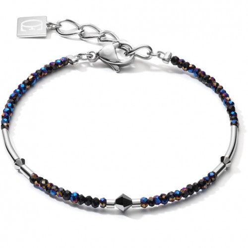 5080/30-0746 coeur de Lion stainless steel multi coloured Beaded bracelet