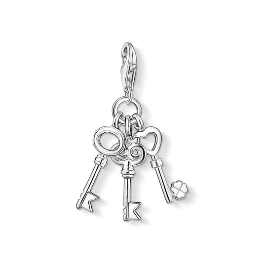 Thomas Sabo Sterling Silver Keys Charm Ref 0749-001-12