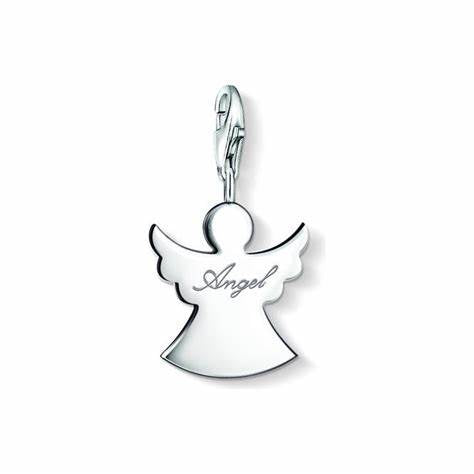 Thomas Sabo Sterling Silver Angel Charm ref 0871-001-12