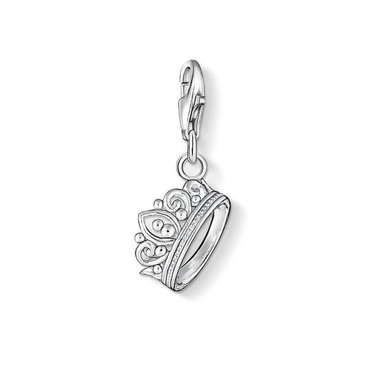 Thomas Sabo Sterling Silver Princess Crown Charm ref 1011-001-12