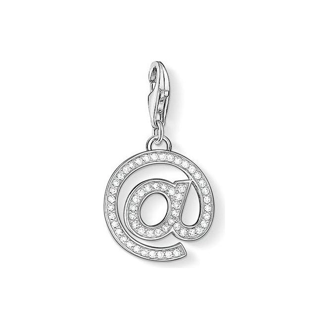 Thomas Sabo Sterling Silver Glitter @ Charm ref 1253-051-14