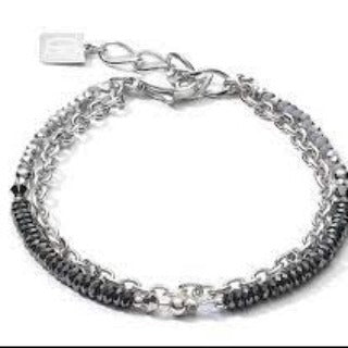 5067/30-1700 Coeur de lion Stainless Steel Beaded Bracelet