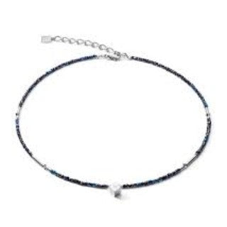 5080/10-0746 Coeur de Lion Stainless Steel Beaded Necklace