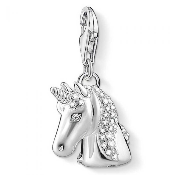 Thomas Sabo Sterling Silver with CZ set Unicorn charm ref 1291-643-14