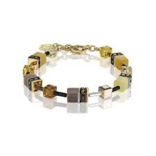 2838/30-1101 Coeur De Lion Stainless steel Geo Cube bracelet