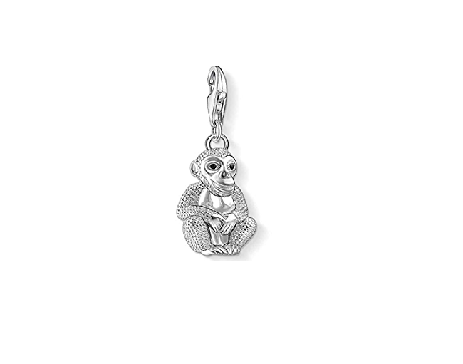 Silver on sale monkey charm