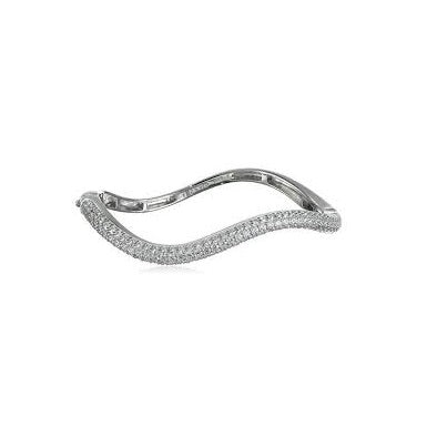 Ti Sento Stirling Silver CZ set Bangle ref 2824ZI