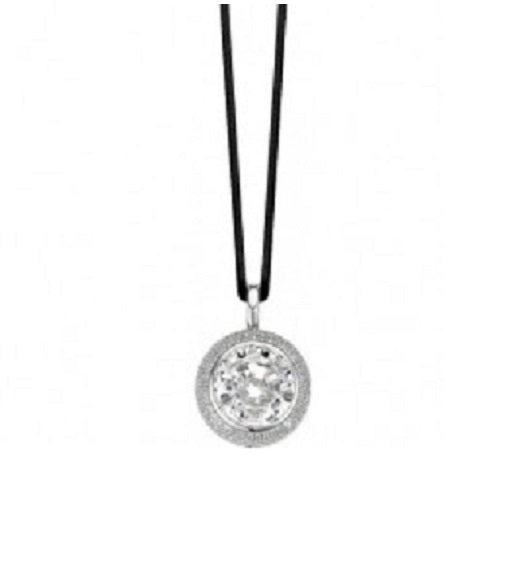 Ti Sento Stirling Silver CZ set Pendant ref 6703ZI